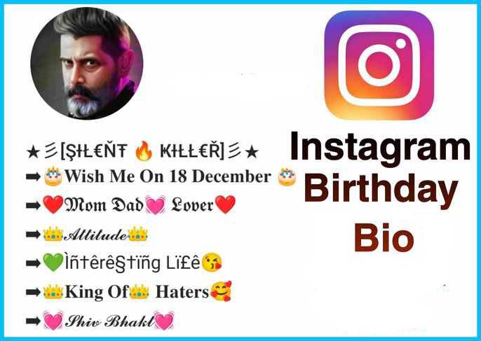 instagram birthday bio