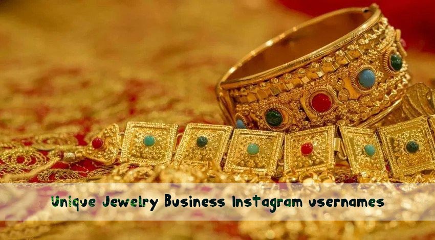 Unique Jewelry Business Instagram usernames