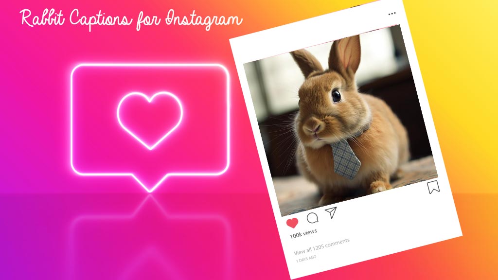 Rabbit Captions for Instagram