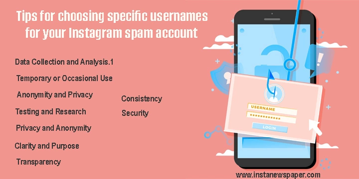 ps for choosing specific usernames for your Instagram spam account