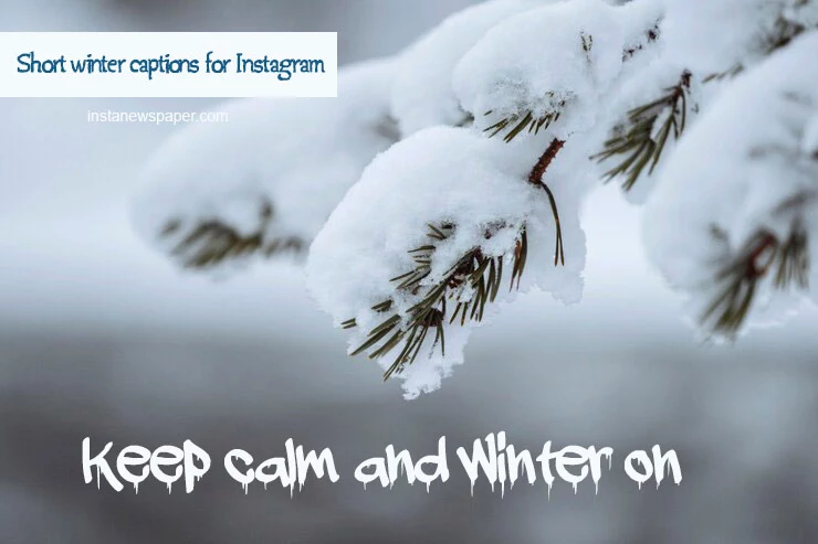 Short winter captions for instagram