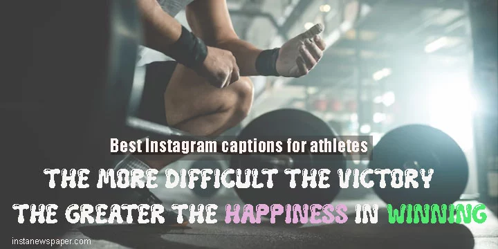 Best Instagram captions for athletes