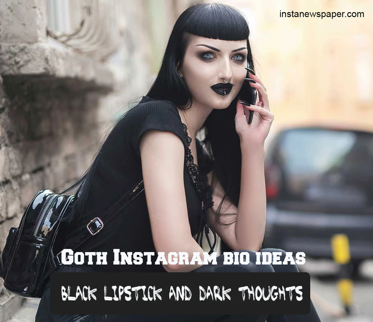 Goth Instagram bio ideas for girl