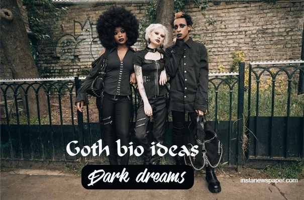 Goth instagram bio ideas aesthetic