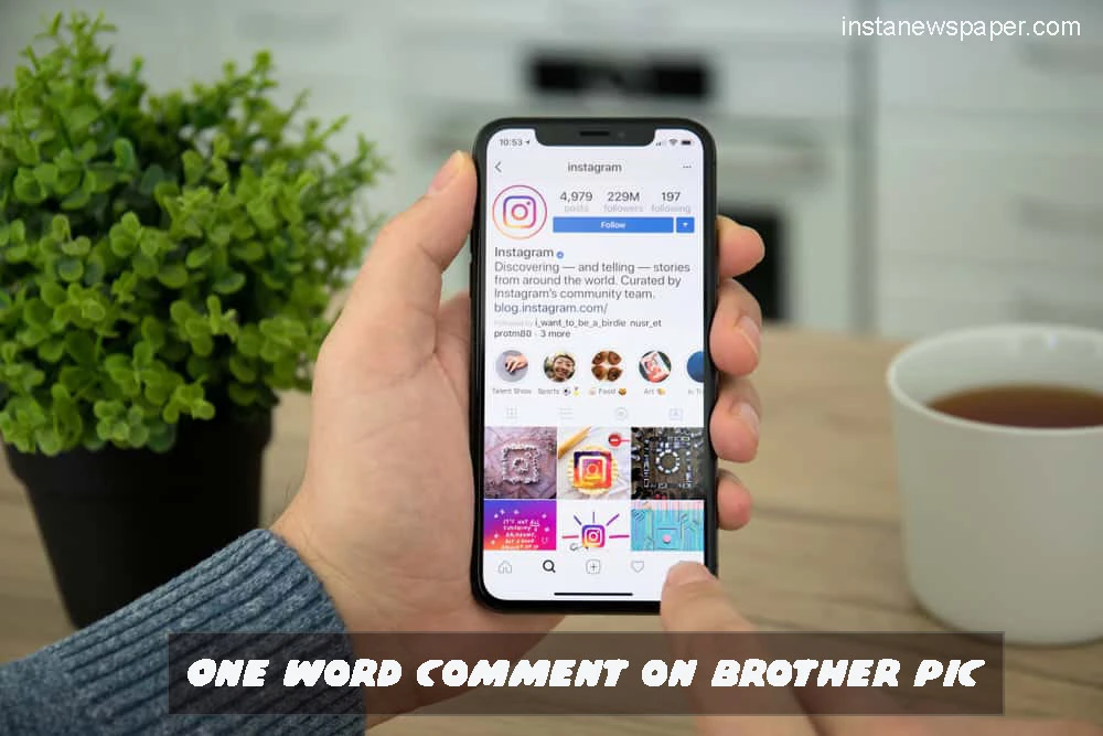 One word comment on brother pic