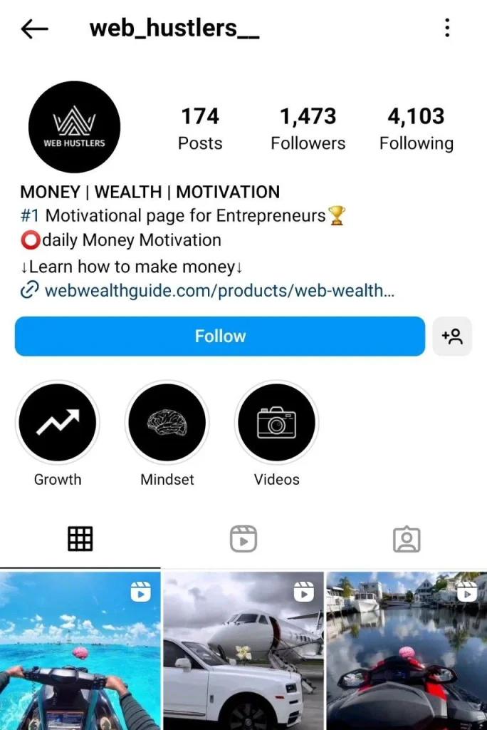 bio for instagram for affiliate marketing
