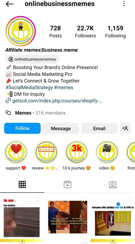 what to put in instagram business bio