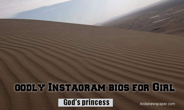 godly Instagram bios for girl