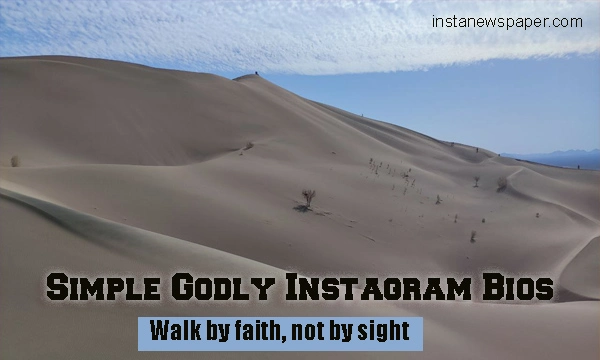  simple godly Instagram bios